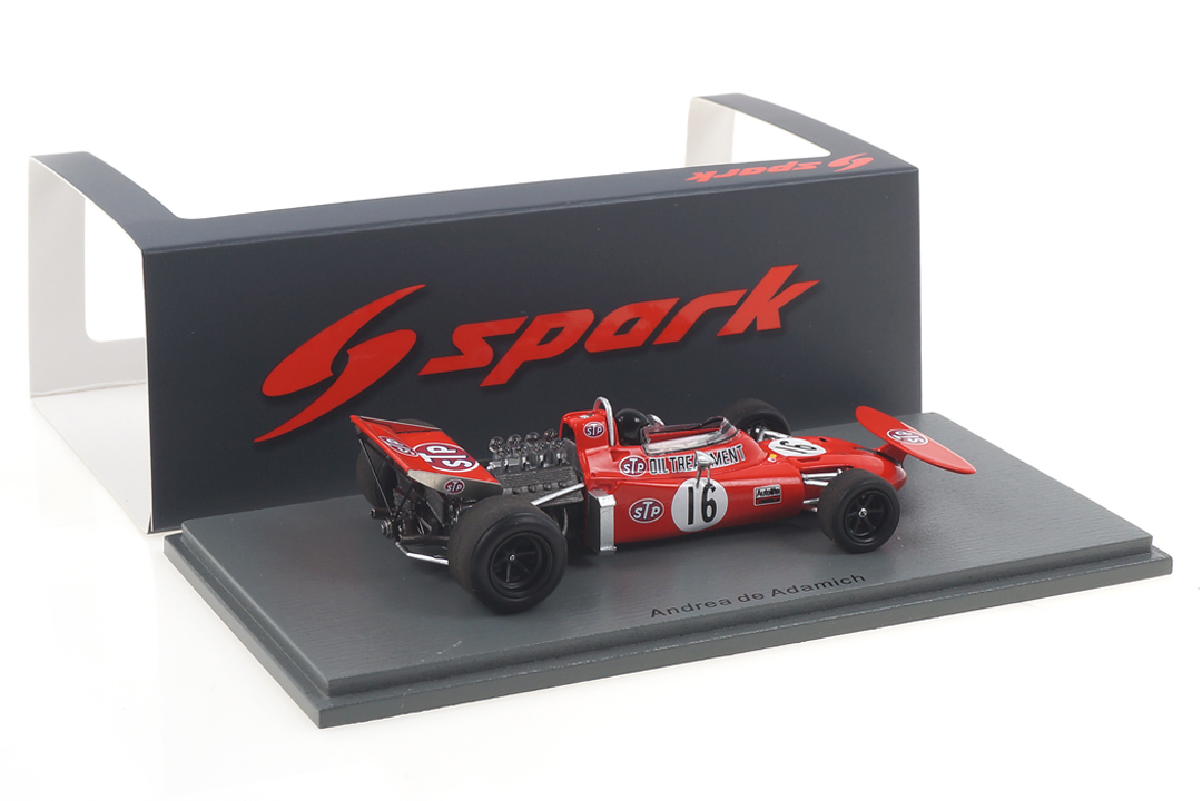 March 711 German GP 1971 Andrea de Adamich Spark 1:43 S7261 March 711 German GP 1971 Andrea de Adamich Spark 1:43 S7261