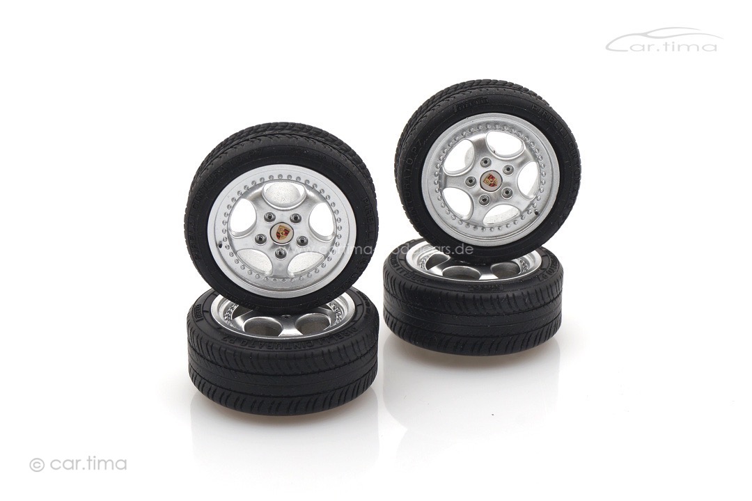 Radsatz/Wheel set Porsche 964 Carrera RS 17" Cup Speedline 1:18 CARXXX25008