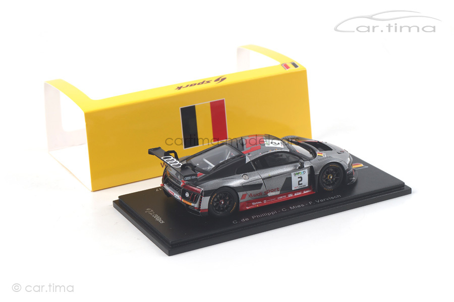 Audi R8 LMS 24h Spa 2017 de Philippi/Mies/Vervisch Spark 1:43 SB142 Audi R8 LMS 24h Spa 2017 de Philippi/Mies/Vervisch Spark 1:43 SB142