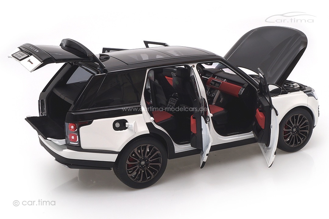 Range Rover SV 2020 weiß/rote Innenausstattung LCD Models 1:18 LCD18001B-BWR Range Rover SV 2020 weiß/rote Innenausstattung LCD Models 1:18 LCD18001B-BWR