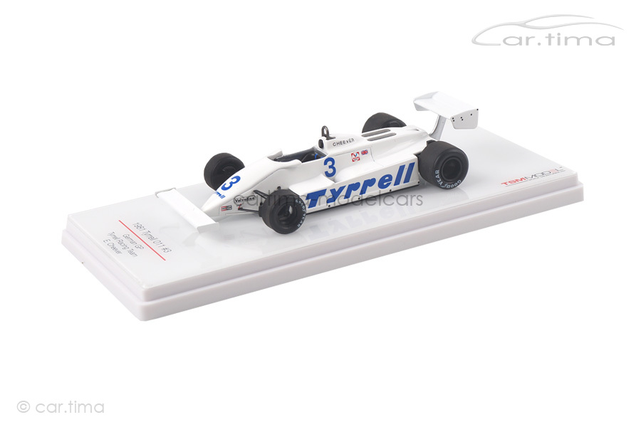 Tyrrell 011 GP Deutschland 1981 Eddie Cheever TSM 1:43 TSM154361