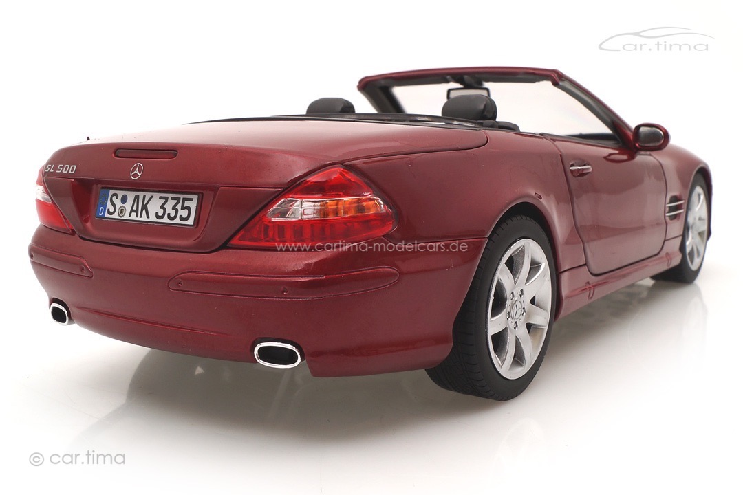 Mercedes-Benz SL 500 2003 rot met. Norev 1:18 183841 Mercedes-Benz SL 500 2003 rot met. Norev 1:18 183841