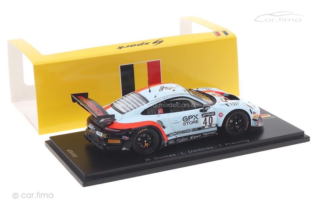 Porsche 911 GT3 R 24h Spa 2020 Dumas/Delétraz/Preining Spark 1:43 SB378