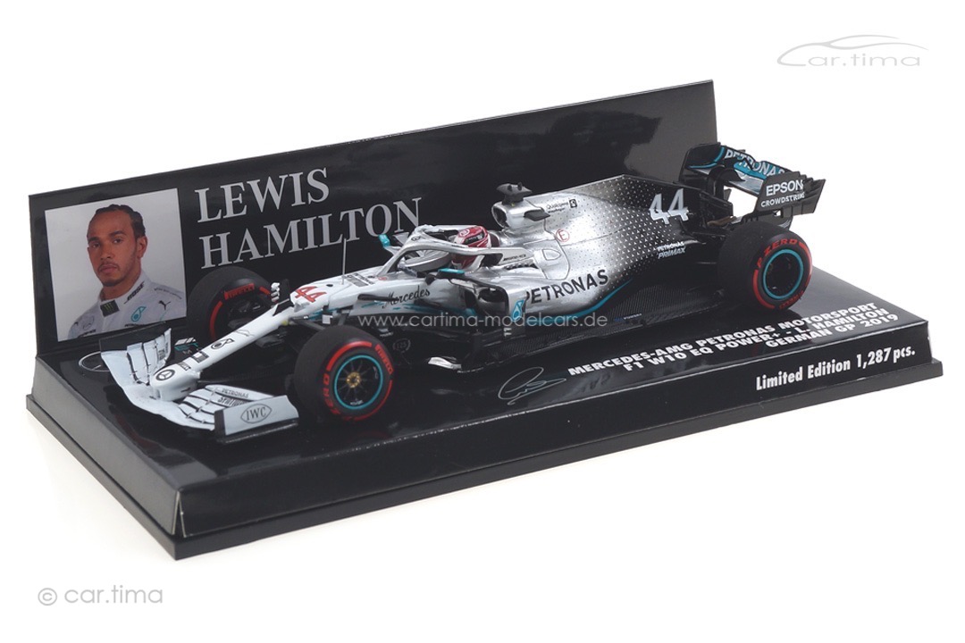 Mercedes-AMG F1 W10 German GP 2019 Louis Hamilton Minichamps 1:43 417191144