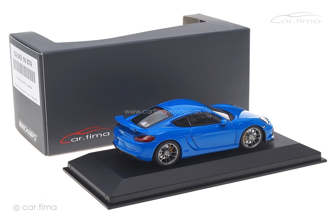 Porsche Cayman GT4 Voodoo blau Minichamps 1:43 CA04316074 Porsche Cayman GT4 Voodoo blau Minichamps 1:43 CA04316074