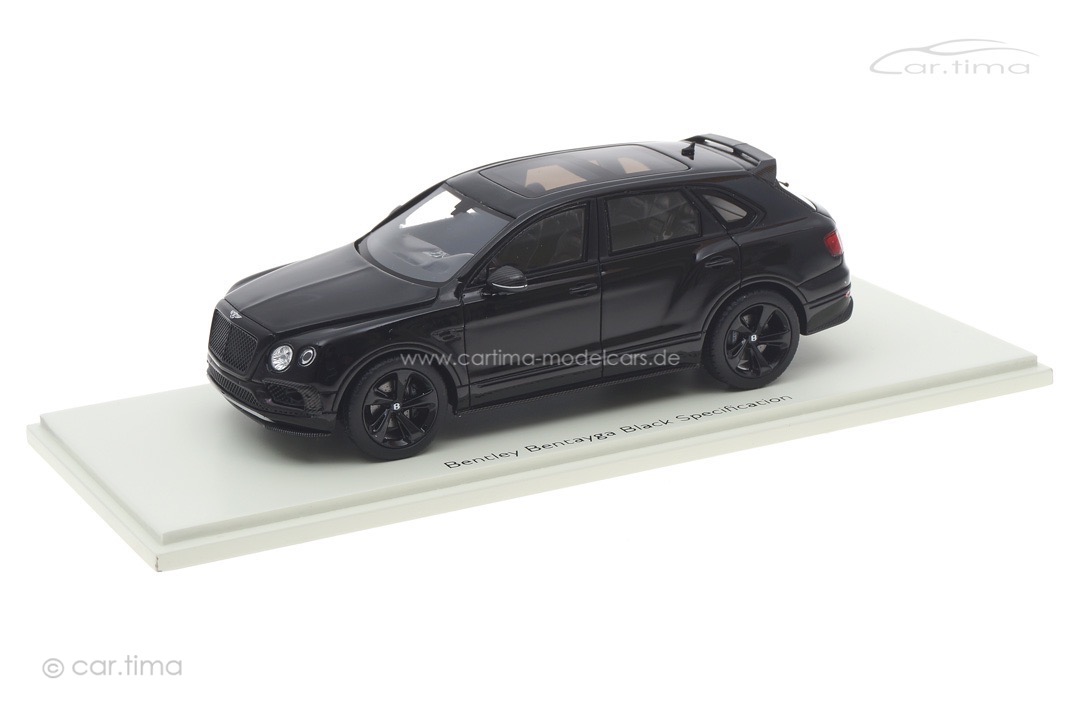Bentley Bentayga Black Specification Spark 1:43 S7791