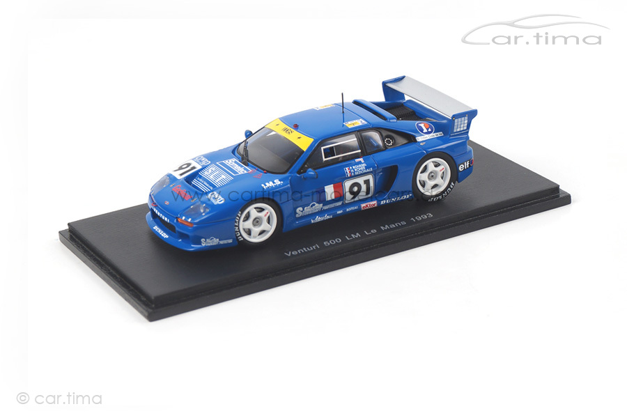 Venturi 500 LM 24h Le Mans 1993 Rohe/Roussel/Sezionale Spark 1:43 S2276 Venturi 500 LM 24h Le Mans 1993 Rohe/Roussel/Sezionale Spark 1:43 S2276