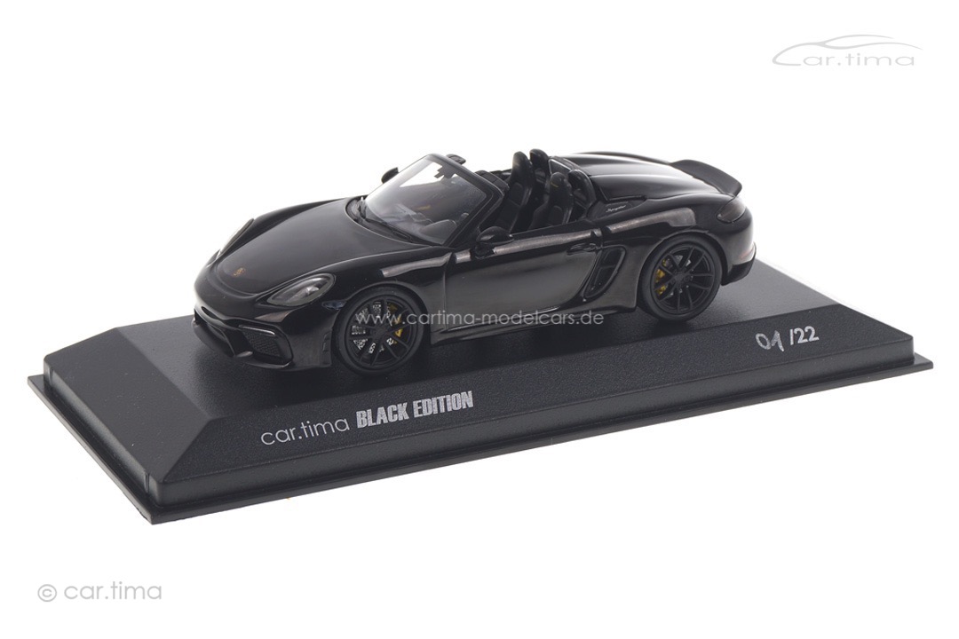 Porsche 718 Boxster Spyder car.tima BLACK EDITION Minichamps car.tima CUSTOMIZED 1:43