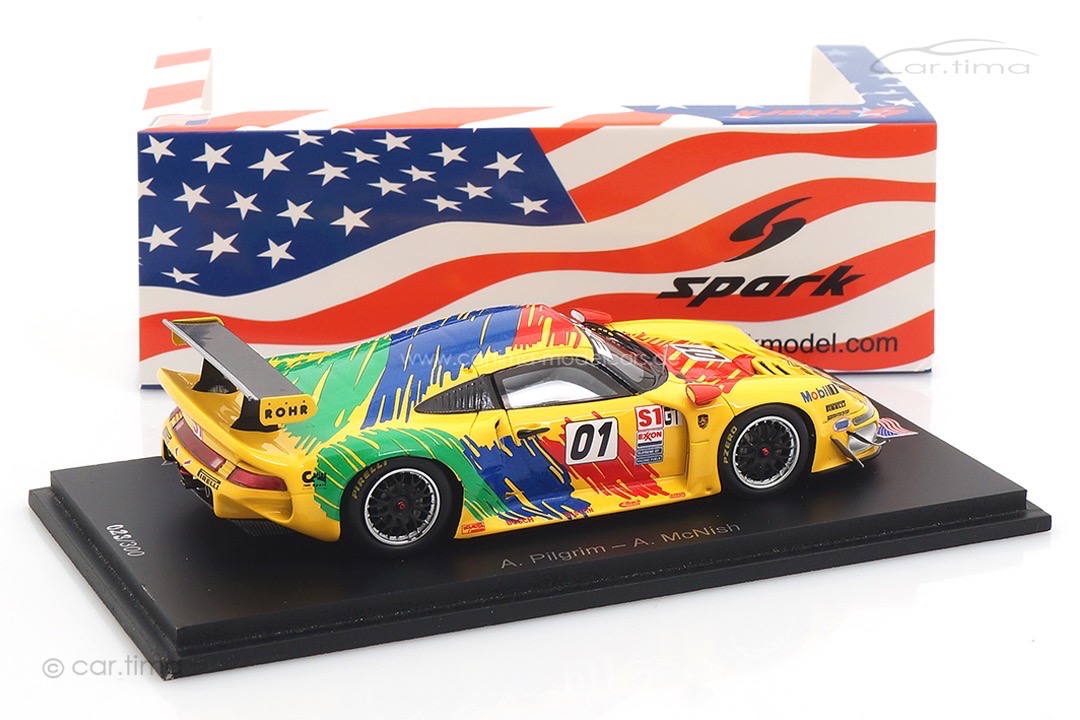 Porsche 911 GT1 Winner Las Vegas 1997 McNish/Pilgrim Spark 1:43 US211