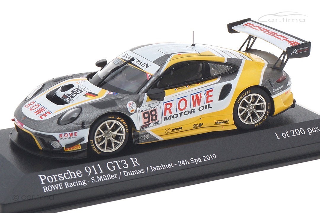 Porsche 911 (991 II) GT3 R 24h Spa 2019 Dumas/Müller/Jaminet Minichamps 1:43 410196098