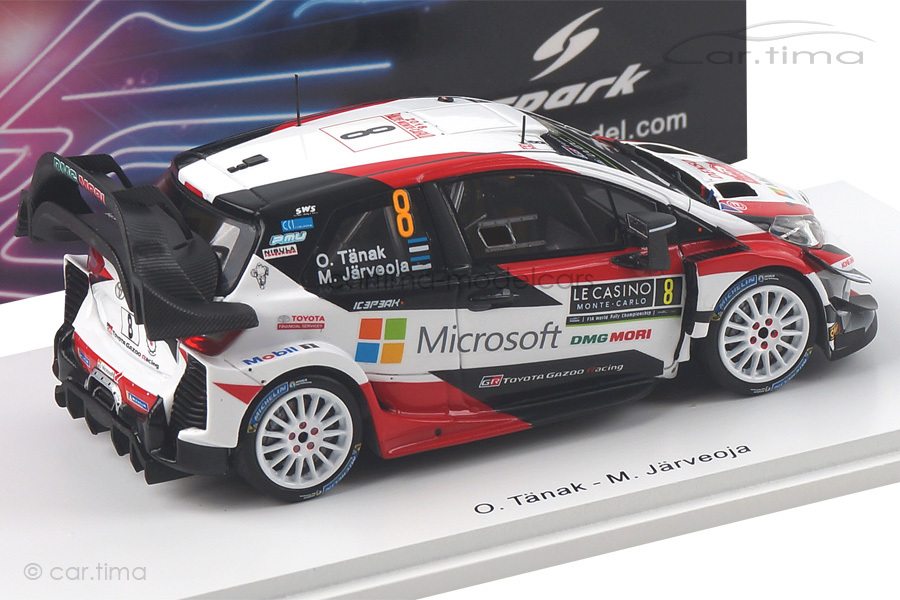 Toyota Yaris WRC Rallye Monte Carlo 2018 Tänak/Järveoja Spark 1:43 S5958 Toyota Yaris WRC Rallye Monte Carlo 2018 Tänak/Järveoja Spark 1:43 S5958