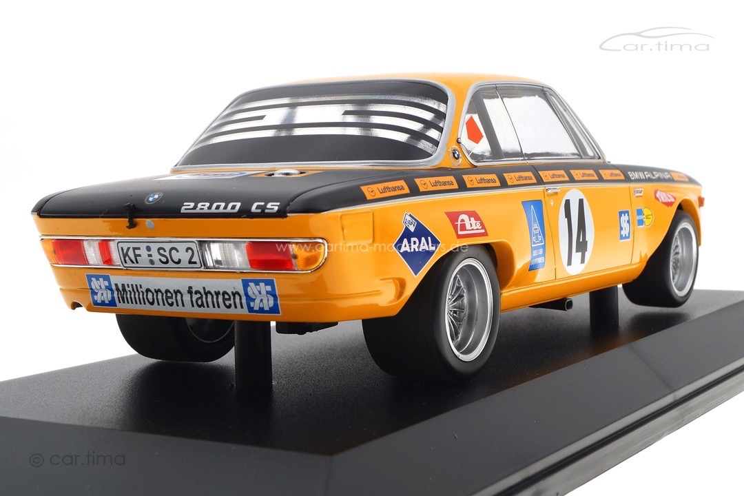 BMW 2800 CS Winner 24h Spa 1970 Huber/Kelleners Minichamps 1:18 155702714 BMW 2800 CS Winner 24h Spa 1970 Huber/Kelleners Minichamps 1:18 155702714