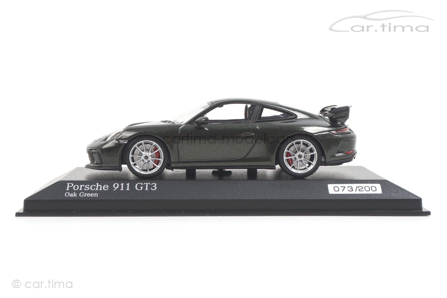 Porsche 911 (991 II) GT3 PTS Oakgrün Minichamps 1:43 CA04318011 Porsche 911 (991 II) GT3 PTS Oakgrün Minichamps 1:43 CA04318011