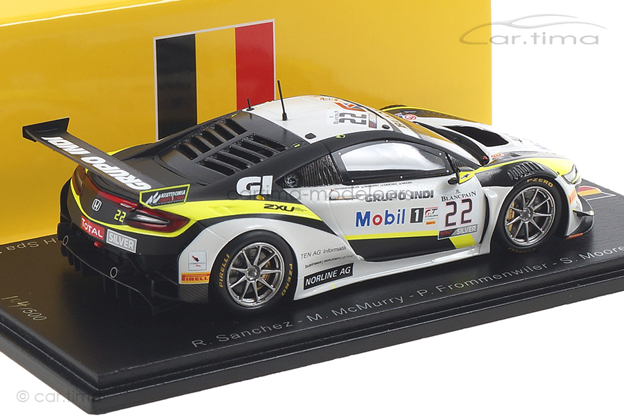 Honda NSX GT3 24h Spa 2019 Frommenwiler/McMurry/Sanchez Spark 1:43 SB269 Honda NSX GT3 24h Spa 2019 Frommenwiler/McMurry/Sanchez Spark 1:43 SB269
