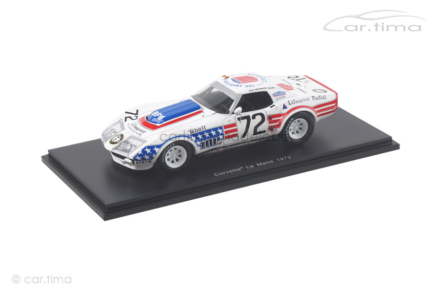 Chevrolet Corvette 24h Le Mans 1972 Cudini/Darniche/Greenwood Spark 1:43 S5075