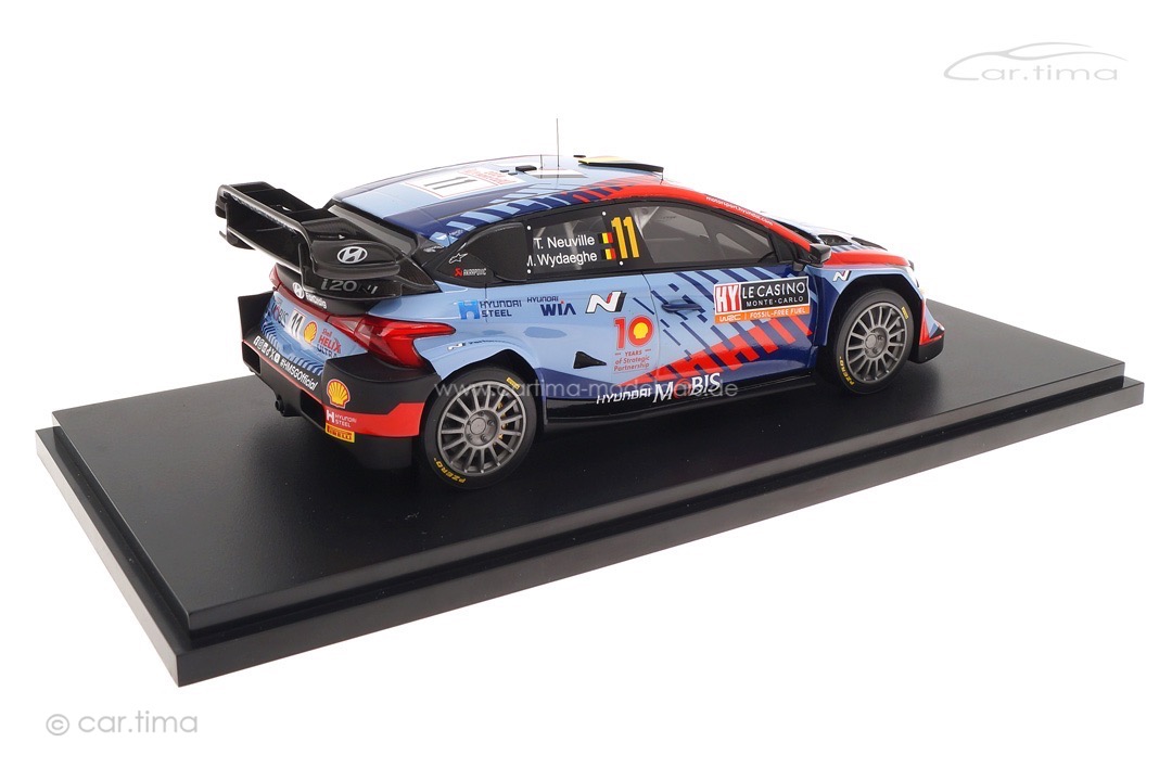 Hyundai I20 Rally1 Hybrid Winner Rallye Monte Carlo 2024 Neuville/Wydaeghe TopSpeed 1:18 TS0580 Hyundai I20 Rally1 Hybrid Winner Rallye Monte Carlo 2024 Neuville/Wydaeghe TopSpeed 1:18 TS0580