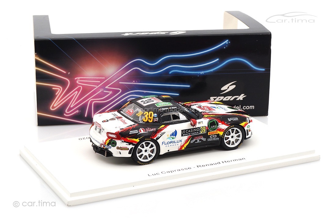 Abarth 124 Rally RGT Rallye Monte Carlo 2020 Caprasse/Herman Spark 1:43 S6565