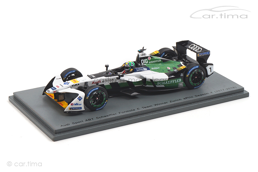 Audi Sport Abt Formula E Winner Zürich Season 4 Lucas di Grassi Spark 1:43 S5929
