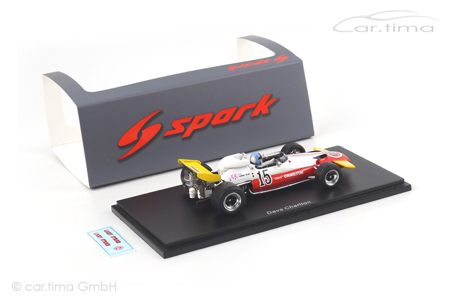 Brabham BT33 GP Südafrika 1971 Dave Charlton Spark 1:43 S4339 Brabham BT33 GP Südafrika 1971 Dave Charlton Spark 1:43 S4339