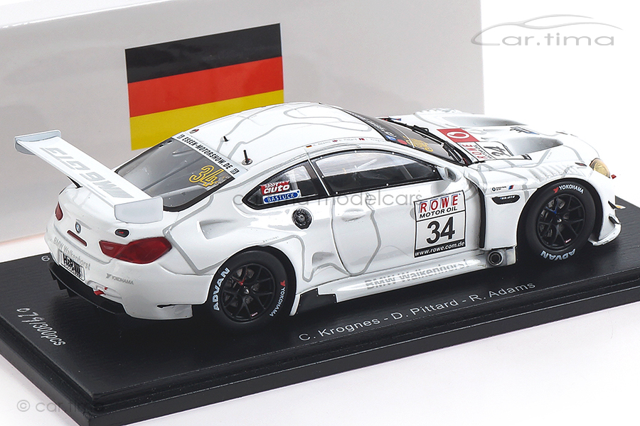 BMW M6 GT3 VLN Round 9 2018 Krognes/Pittard/Adams Spark 1:43 SG427 BMW M6 GT3 VLN Round 9 2018 Krognes/Pittard/Adams Spark 1:43 SG427