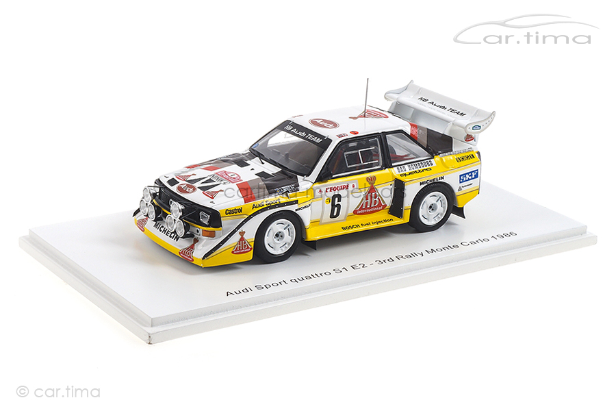 Audi Sport Quattro E2 #2 Rallye Monte Carlo 1986 Röhrl, Geistdörfer 1 Audi Sport Quattro E2 #2 Rallye Monte Carlo 1986 Röhrl, Geistdörfer 1