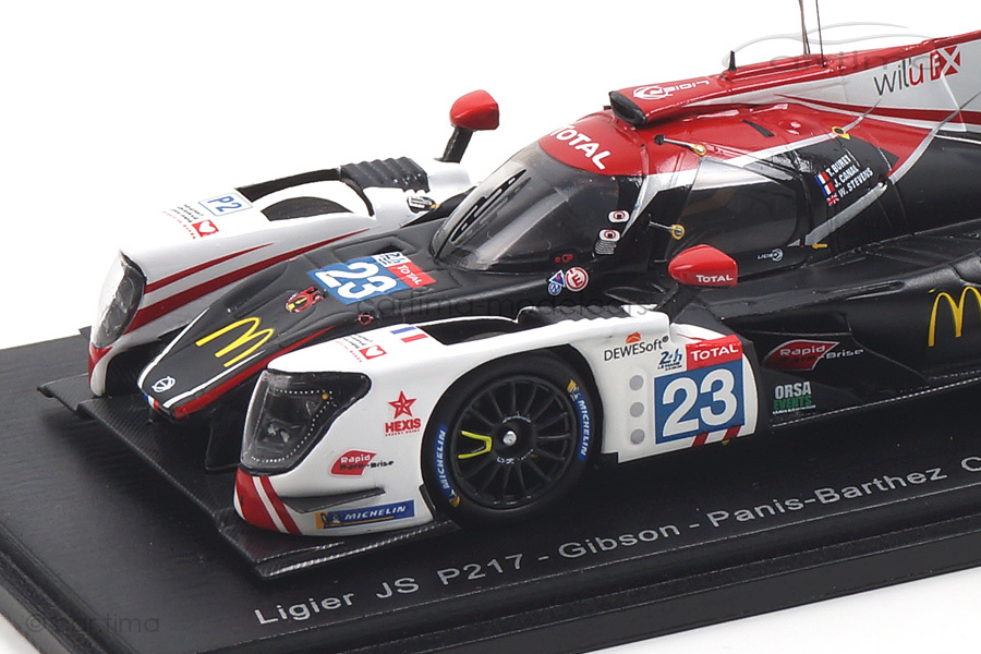 Ligier JS P217-Gibson 24h Le Mans 2018 Buret/Canal/Stevens Spark 1:43 S7011 Ligier JS P217-Gibson 24h Le Mans 2018 Buret/Canal/Stevens Spark 1:43 S7011