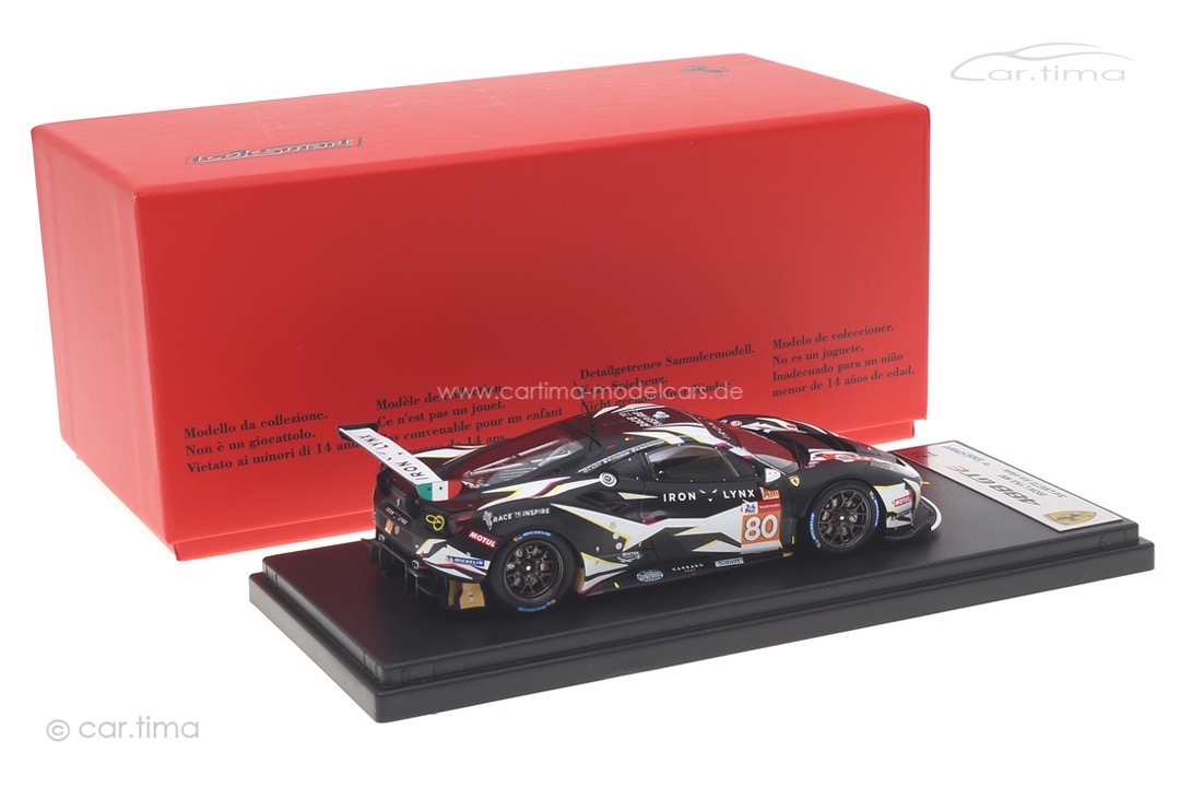 Ferrari 488 GTE EVO 24h Le Mans 2021 Cressoni/Mastronardi/Ilott Looksmart 1:43 LSLM130 Ferrari 488 GTE EVO 24h Le Mans 2021 Cressoni/Mastronardi/Ilott Looksmart 1:43 LSLM130