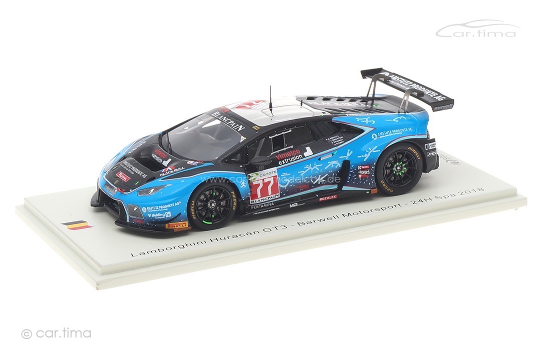 Lamborghini Huracán GT3 24h Spa 2018 Amstutz/Machitski/Abra/Kujala Spark 1:43 SB311