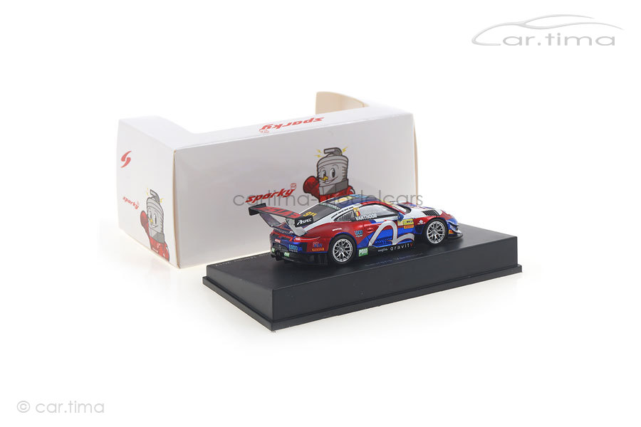 Porsche 911 GT3 R Macau 2017 Laurens Vanthoor Spark 1:64 Y161 Porsche 911 GT3 R Macau 2017 Laurens Vanthoor Spark 1:64 Y161