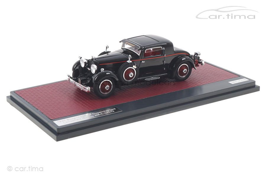 Stutz Model M Supercharged Lancefield Coupe schwarz Matrix 1:43 MX41804-051
