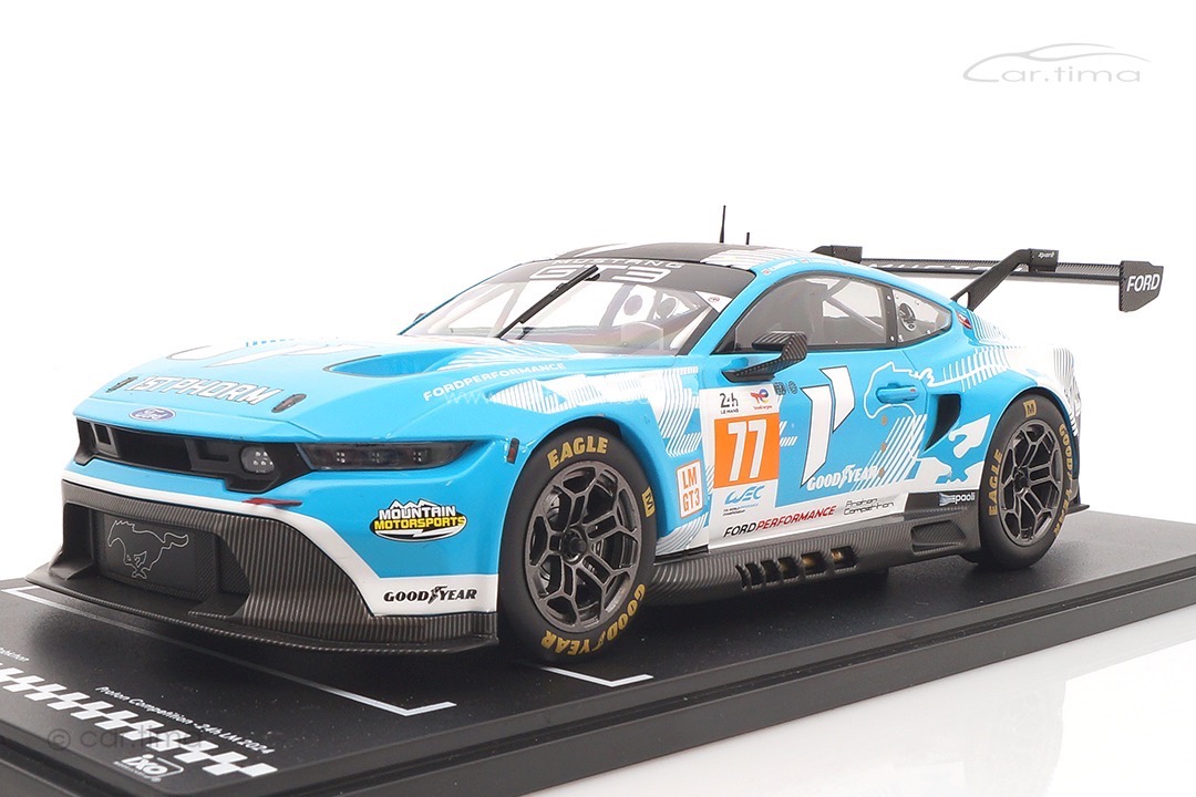 Ford Mustang GT3 24h Le Mans 2024 Barker/Hardwick/Robichon IXO 1:18 LEGTMUS-LM24077