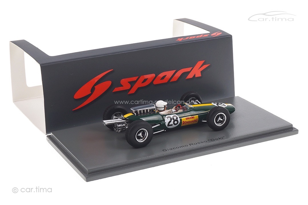 "Lotus 25 GP Italien 1965 Giacomo Russo ""Geki"" Spark 1:43 S7293"
