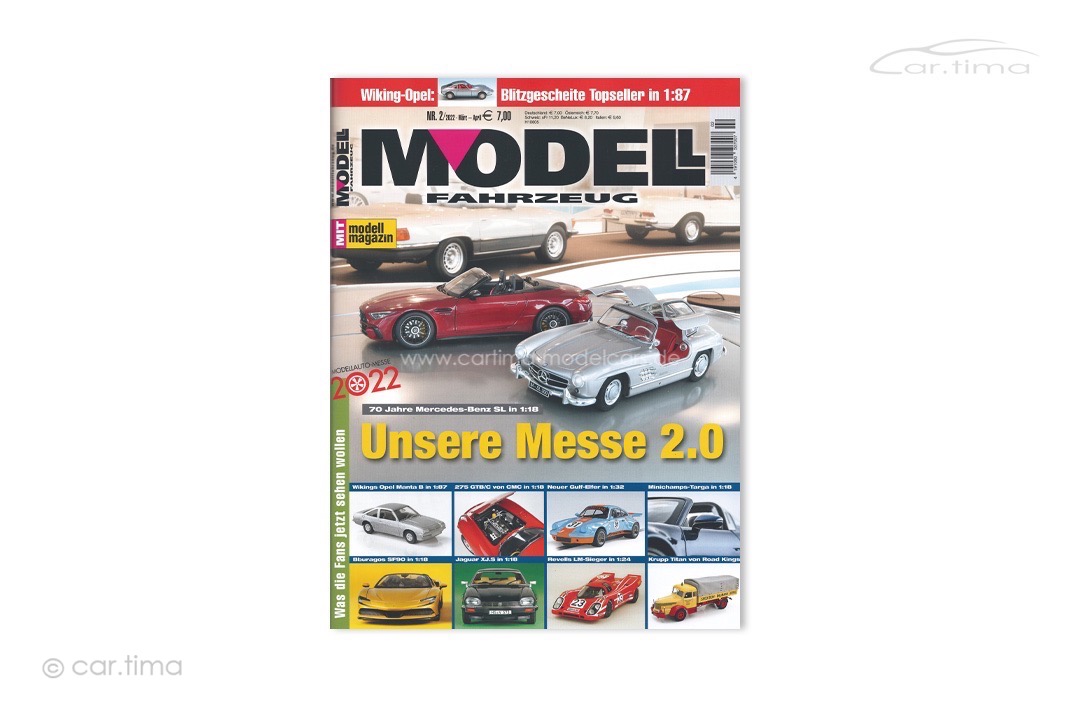Zeitschrift/Magazine Modell Fahrzeug 2/2022 Delius Klasing Verlag