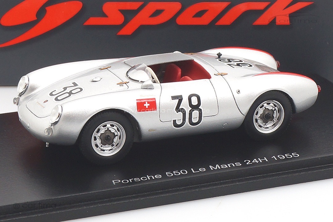 Porsche 550 Sypder 24h Le Mans 1955 Gilomen/Ringgenberg Spark 1:43 S9715