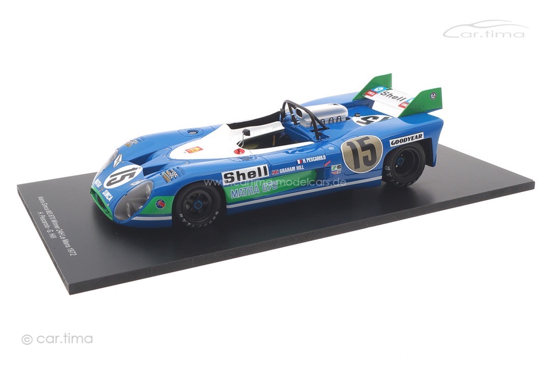 Matra Simca MS 670 Winner 24h Le Mans 1972 Hill/Pescarolo Spark 1:18 18LM72