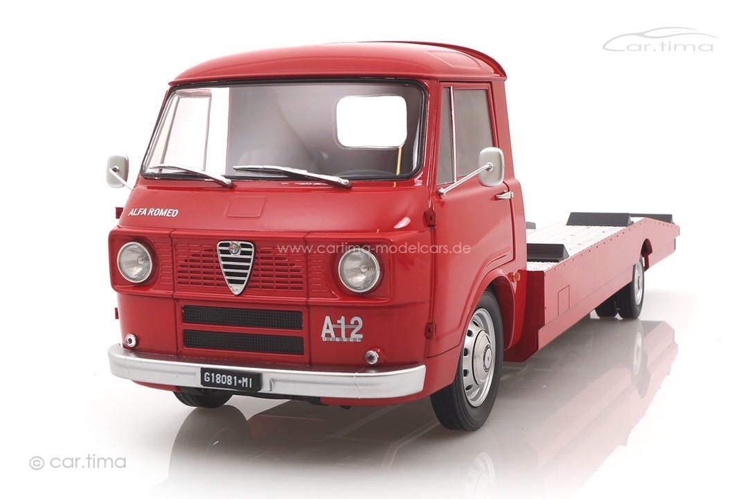 Alfa Romeo A12 (F12) Abschleppwagen rot Mitica 1:18 200081-D