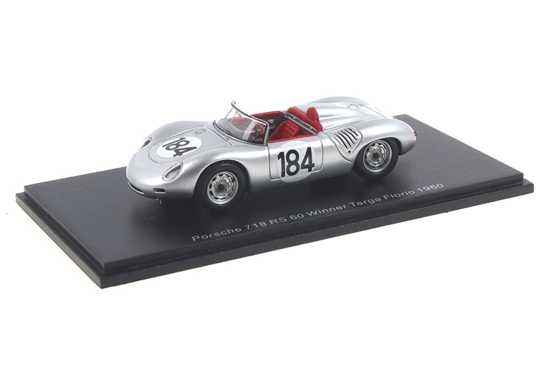 Porsche 718 RS 60 Winner Targa Florio 1960 Bonnier/Herrmann Spark 1:43 43TF60