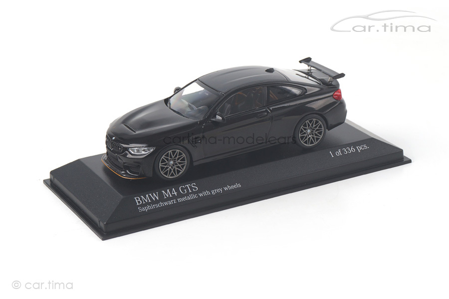 BMW M4 GTS 2016 schwarz met./Rad grau Minichamps 1:43 410025227 BMW M4 GTS 2016 schwarz met./Rad grau Minichamps 1:43 410025227
