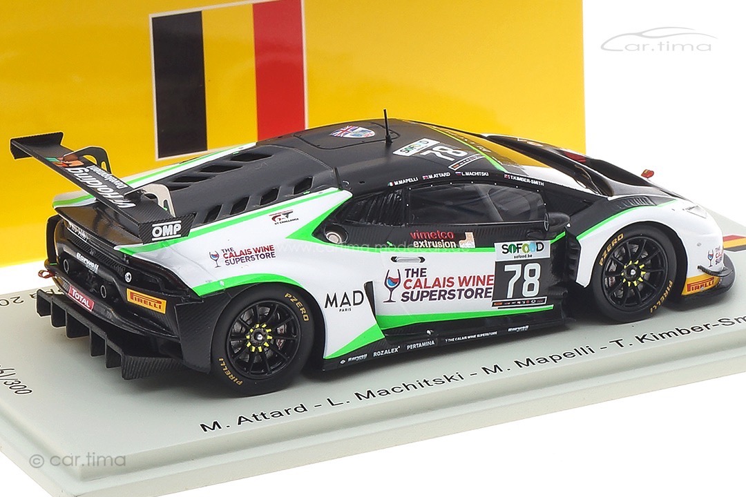 Lamborghini Huracán GT3 24h Spa 2016 Attard/Machitski/Mapelli Spark 1:43 SB293