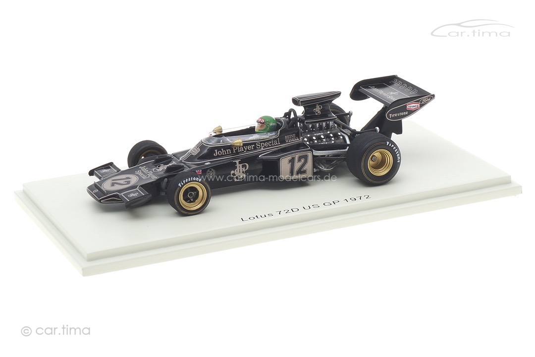 Lotus 72D GP USA 1972 Reine Wisell Spark 1:43 S7295 Lotus 72D GP USA 1972 Reine Wisell Spark 1:43 S7295