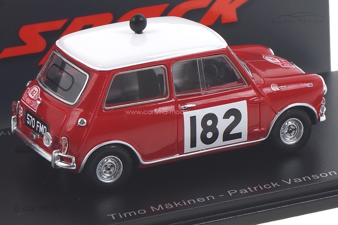 Morris Cooper S Rallye Monte Carlo 1964 Mäkinen/Vanson Spark 1:43 S1191 Morris Cooper S Rallye Monte Carlo 1964 Mäkinen/Vanson Spark 1:43 S1191