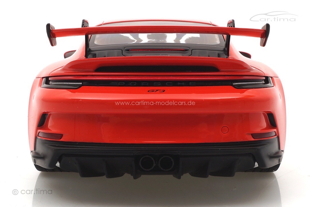 Porsche 911 (992) GT3 Lavaorange/Rad schwarz Minichamps 1:18 117069000 Porsche 911 (992) GT3 Lavaorange/Rad schwarz Minichamps 1:18 117069000