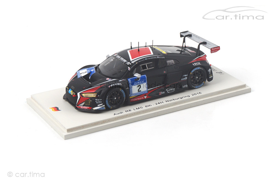 Audi R8 LMS 24h Nürburgring 2016 Leonard/Frijns/Sandström Spark 1:43 SG238