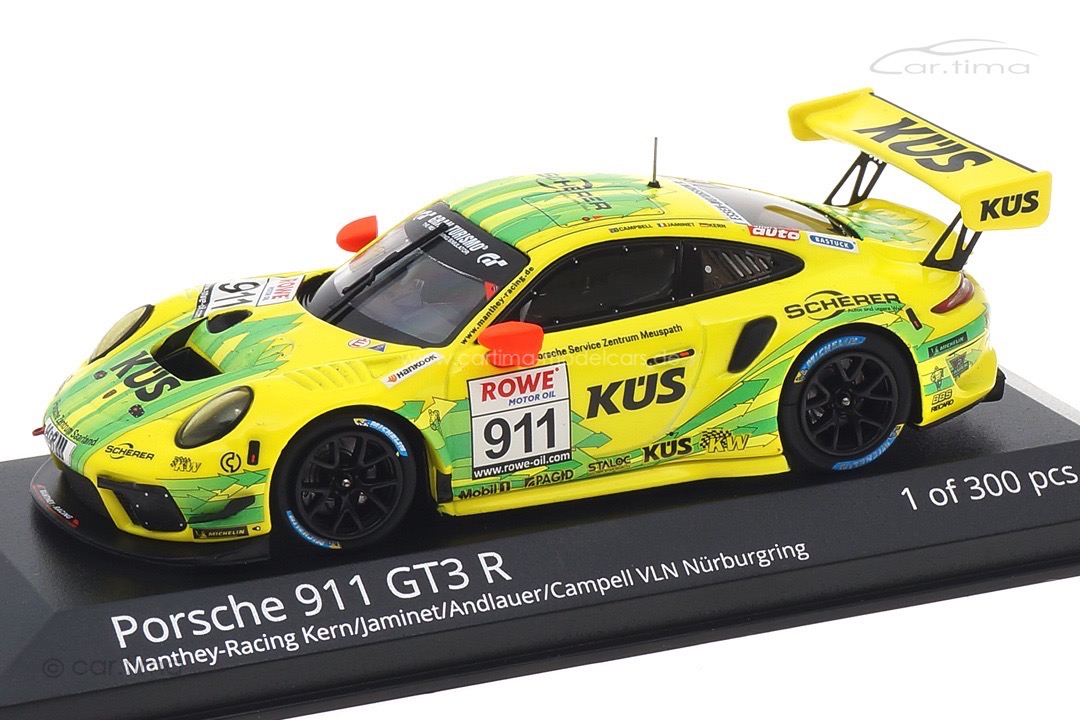 Porsche 911 (991 II) GT3 R VLN Nürburgring 2020 Kern/Jaminet/Andlauer/Campell 1:43 Minichamps Porsche 911 (991 II) GT3 R VLN Nürburgring 2020 Kern/Jaminet/Andlauer/Campell 1:43 Minichamps