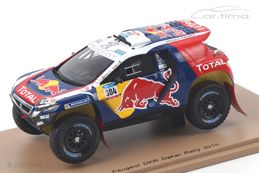 Peugeot DKR Rally Dakar 2015 Sainz/Cruz Spark 1:43 S4455 Peugeot DKR Rally Dakar 2015 Sainz/Cruz Spark 1:43 S4455