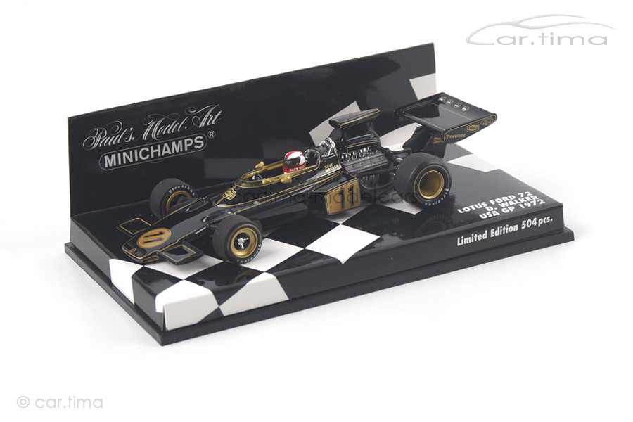 Lotus Ford 72 USA GP 1972 Dave Walker Minichamps 1:43 400720011