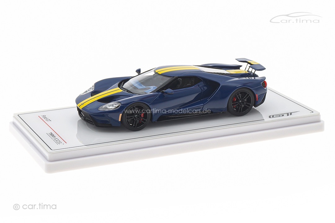 Ford GT Sunocu Blue/yellow stripes TSM 1:43 TSM430524