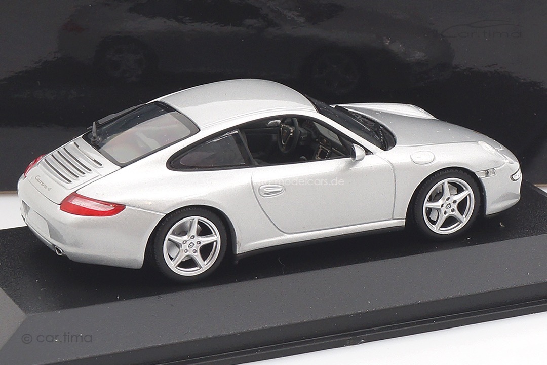 Porsche 911 (997) Carrera 4S Arktissilber Minichamps 1:43 400065320
