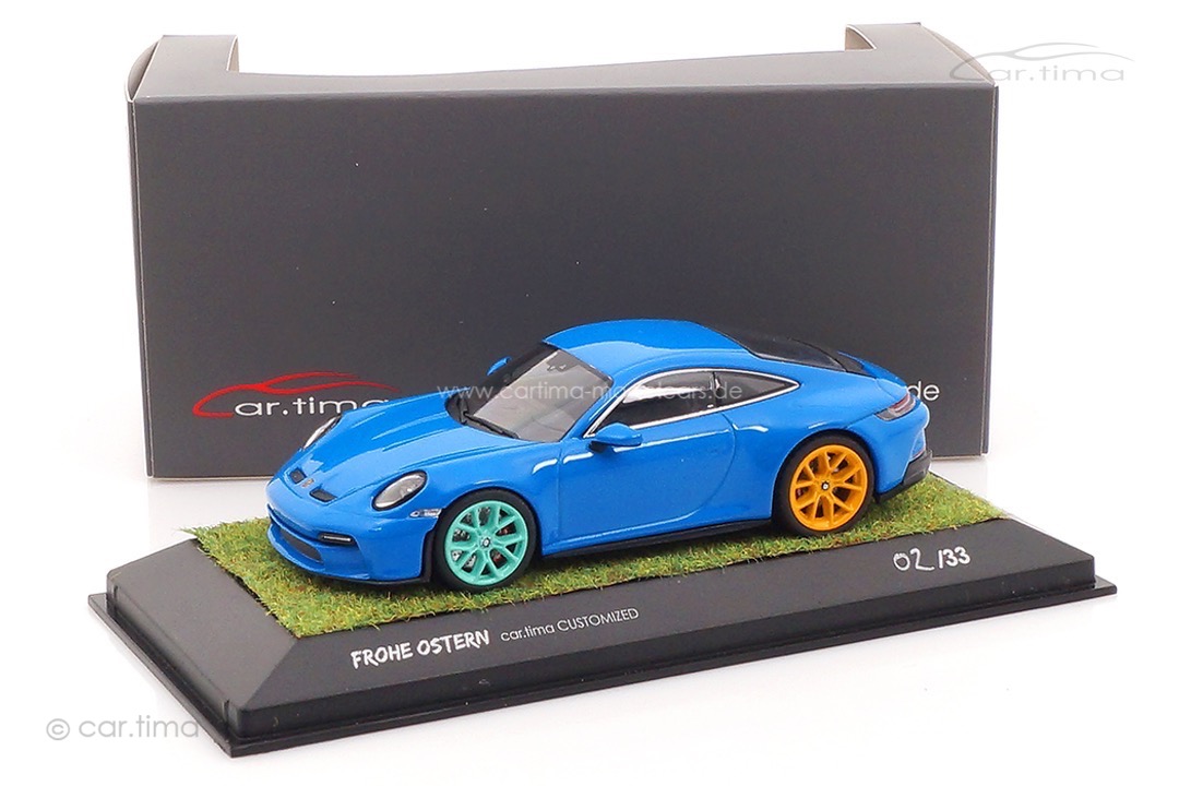 Porsche 911 (992) GT3 Touring Happy Easter 2023 Minichamps car.tima CUSTOMIZED 1:43