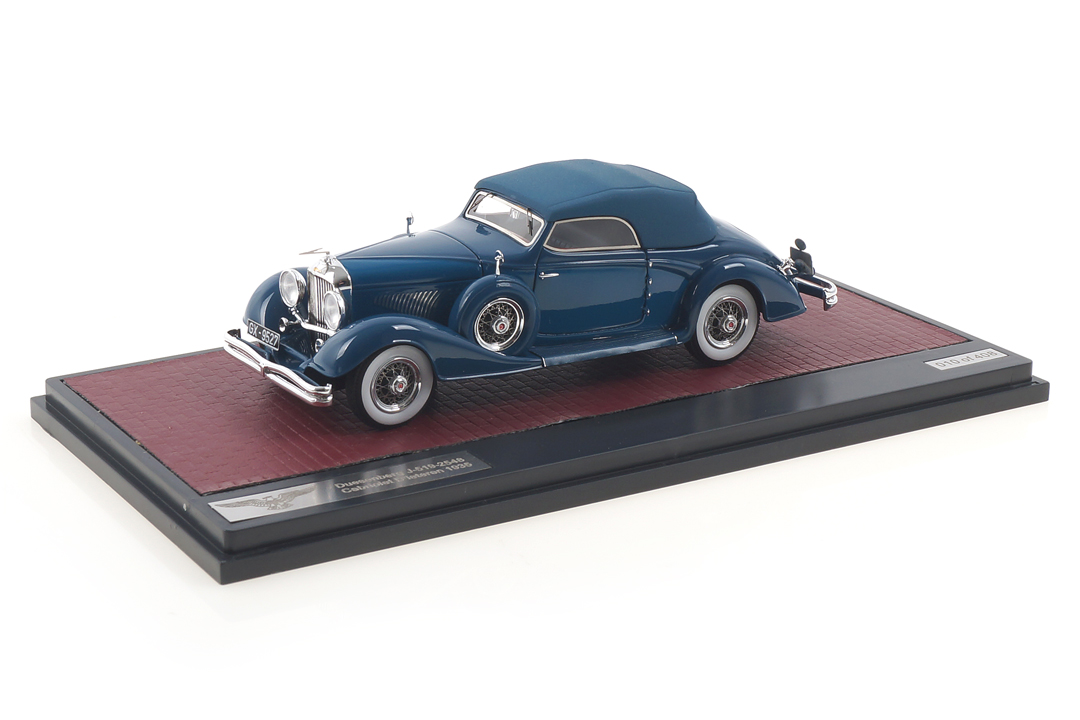 Duesenberg J-519-2548 Cabriolet D´Ieteren blau Matrix 1:43 MX40406-082 Duesenberg J-519-2548 Cabriolet D´Ieteren blau Matrix 1:43 MX40406-082
